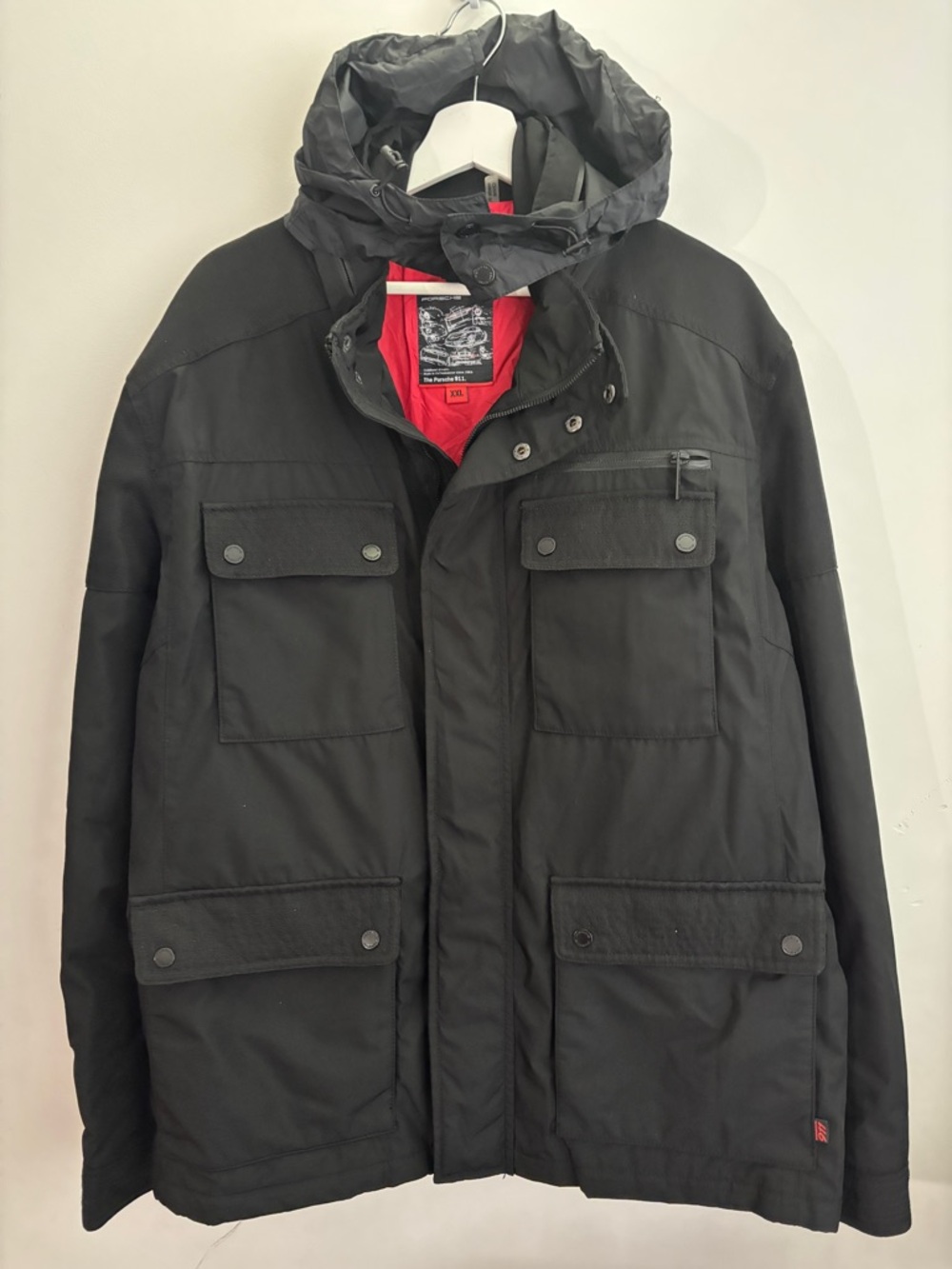Porsche Drivers Selection 911 2015 Stylish Black Jacket Men's Coat XXL